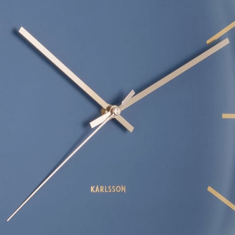 カールソン◆KARLSSON  KARLSSON  KA5840BL◆デザイン掛け時計(40cm)◆ブルー◆アルマンドブリーベルド