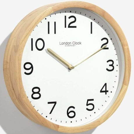 ロンドンクロック◆LONDON CLOCK  1234◆木製ケースウォールクロック壁掛け時計◆WOODEN CASE WALL CLOCK