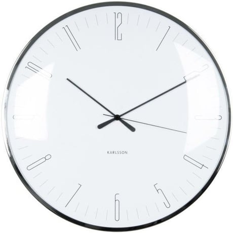 カールソン◆KARLSSON  KA5754WH◆ドーム型 掛け時計(白)◆Dragonfly Wall Clock