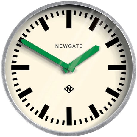 NEWGATE ELECTRIC アナログ掛時計 ホワイト/シルバー 楽天市場】NEW GATE ニューゲート 掛け時計50年代デザイン