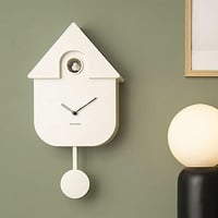 カールソン◆Karlsson KA5768WH◆カッコウ時計・鳩時計・壁掛け時計◆白◆Cuckoo House Clock