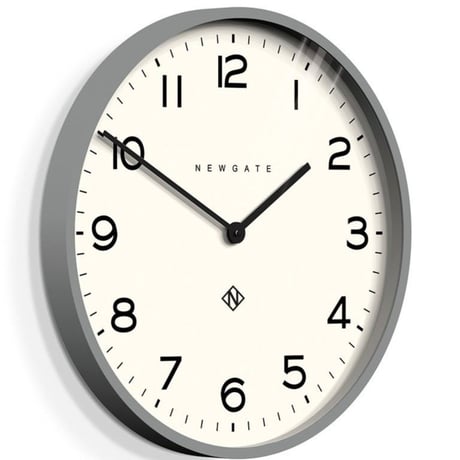 ニューゲート◆NUMONE149PGY◆ナンバーワンエコークロック  大型掛け時計 (グレー53㎝)◆Number One Echo Clock