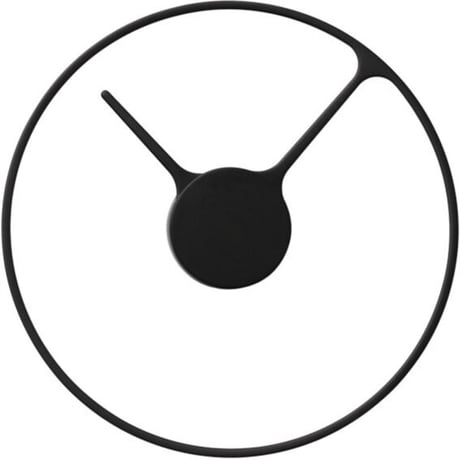 ステルトン◆STELTON Time wall clock◆851 掛け時計 (黒)◆Jehs & Laub