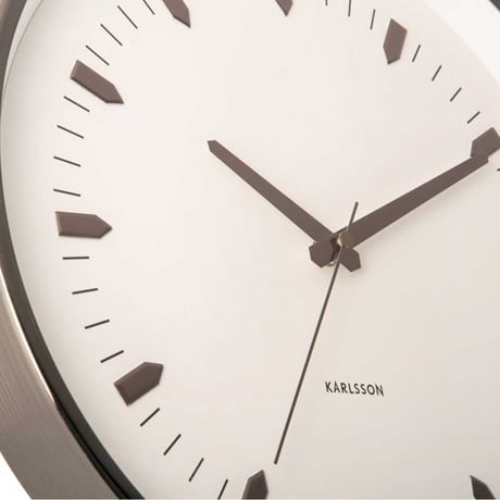 カールソン◆KARLSSON KA5912GM◆モダン掛け時計(白)◆35cm◆Arrow Batons Iron