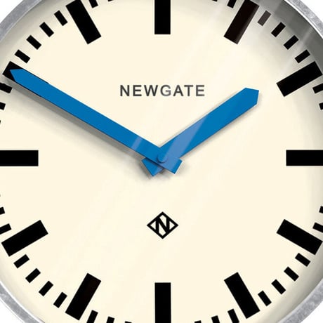 ニューゲート◆Newgate LUGG667GALBL◆青い針の掛け時計 (30㎝)◆The Luggage Galvanised Wall Clock