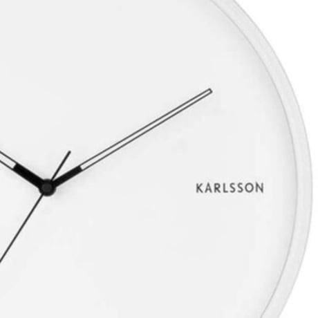 カールソン◆Karlsson KA5807WH◆HUE壁掛け時計(40cm)◆白◆アルマンドブリーベルド