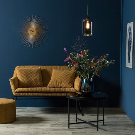 カールソン◆KARLSSON KA5817GD◆デザイン 掛け時計(ゴールド)◆45㎝◆Peony Wall Clock