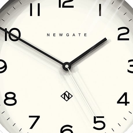 ニューゲート◆Newgate NUMTHR129PW◆ホワイト掛け時計 (37㎝)◆ナンバースリーエコー ウォールクロック