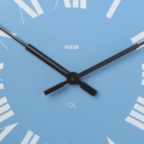 アレッシィ◆ALESSI 12 AZ ◆Firenze フィレンツェ ウォールクロック /ライトブルー◆クオーツムーブメント
