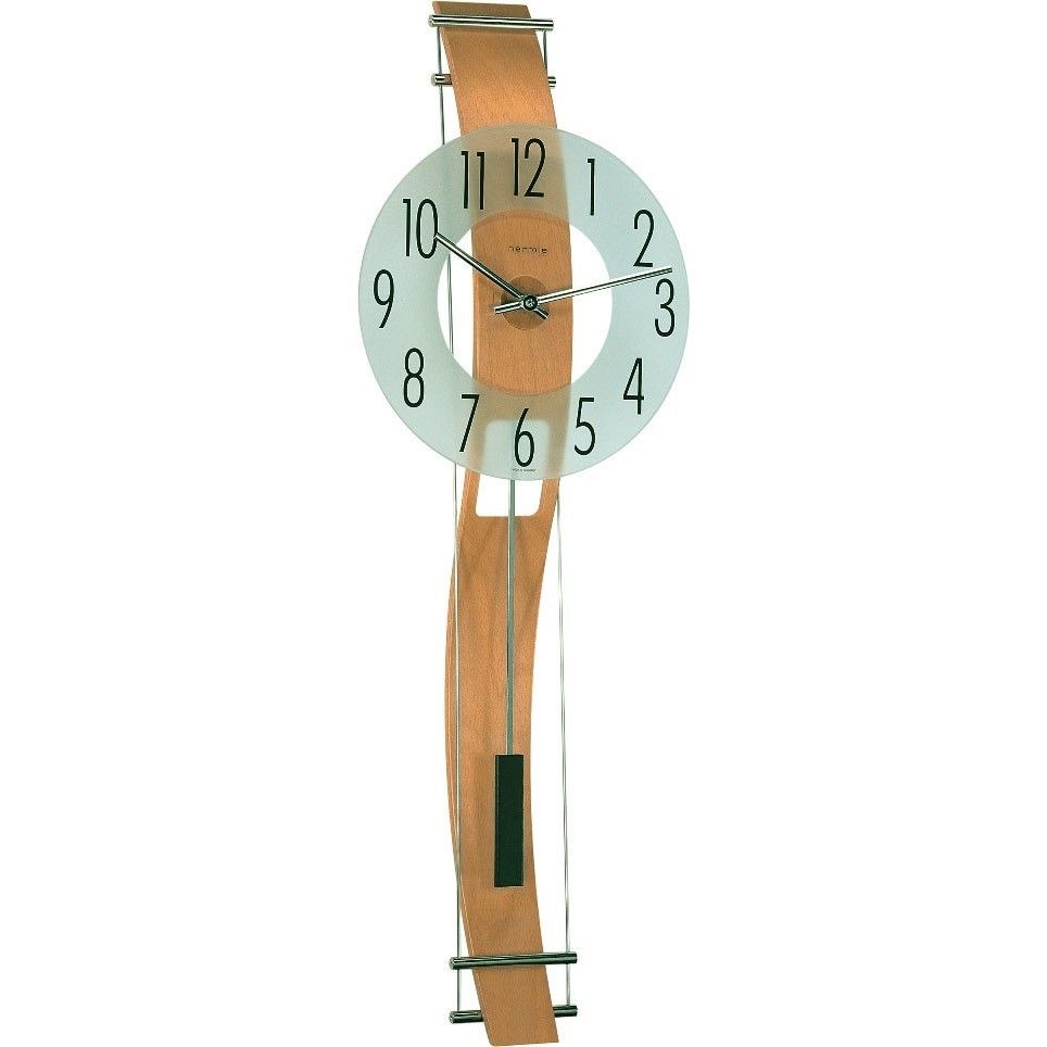 ヘルムレ◇Hermle 70644-382200◇ガラスと天然木の振り子時計◇ドイツ