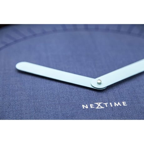 NEXTIME◆NEXT  3201◆"Calmest" 穏やかな壁掛け時計◆ø 50 cm x 4,5 cm◆ジェット・シャイブ