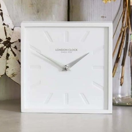 ロンドンクロック◆LONDON CLOCK 3145◆白いシンプル壁掛け時計◆London Clock Company