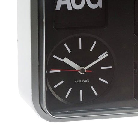 カールソン◆KARLSSON KA5364WH◆ミニフリップ壁掛け時計(ホワイト)◆Mini Flip Wall Clock