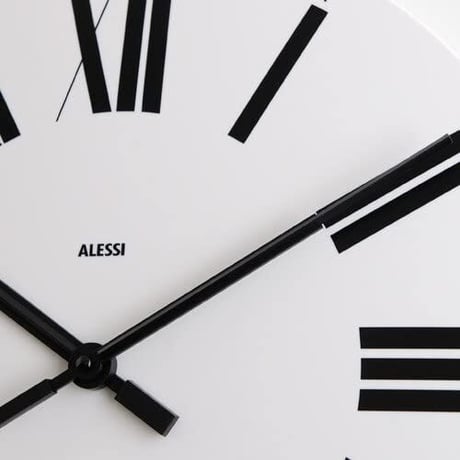 アレッシィ◆ALESSI  12-W◆フィレンツェ掛け時計 (ホワイト)◆36㎝◆FIRENZE