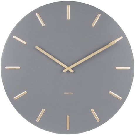 カールソン◆KARLSSON KA5716GY◆チャームウォールクロック(グレー)◆45cm◆Charm Wall Clock