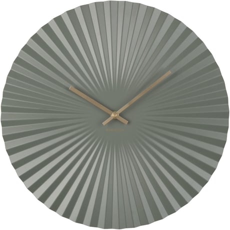 カールソン◆KARLSSON  KA5657GR◆センス 掛け時計(40 cm)◆ジャングルグリーン◆Sensu Clock Medium
