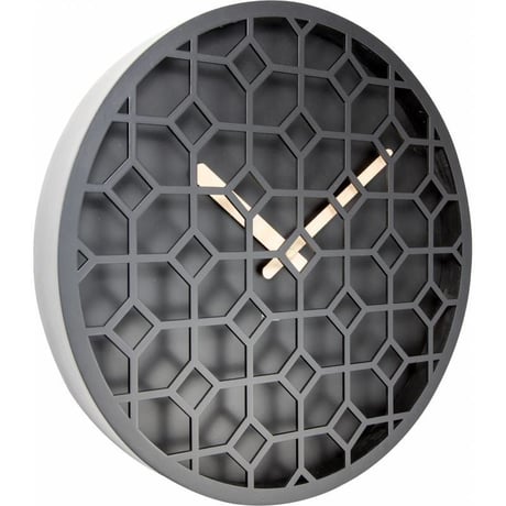 NEXTIME◆NEXT 3215ZW◆ディスクリート・壁掛け時計(黒)◆Ø 36cm◆NeXtime Wanduhr "DISCRETE"