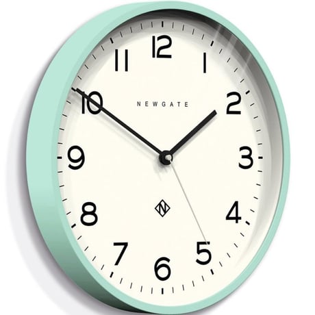 ニューゲート◆NUMTHR129AM◆ナンバースリーエコークロック  大型掛け時計 (アクアマリン、37㎝)◆Number Three Echo Clock