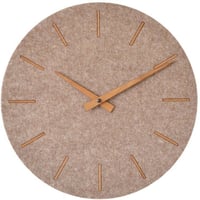 FARBFLUT DESIGN◆FELTRO フェルトロ◆デザイナーの壁掛け時計◆30 cm◆ブラウン