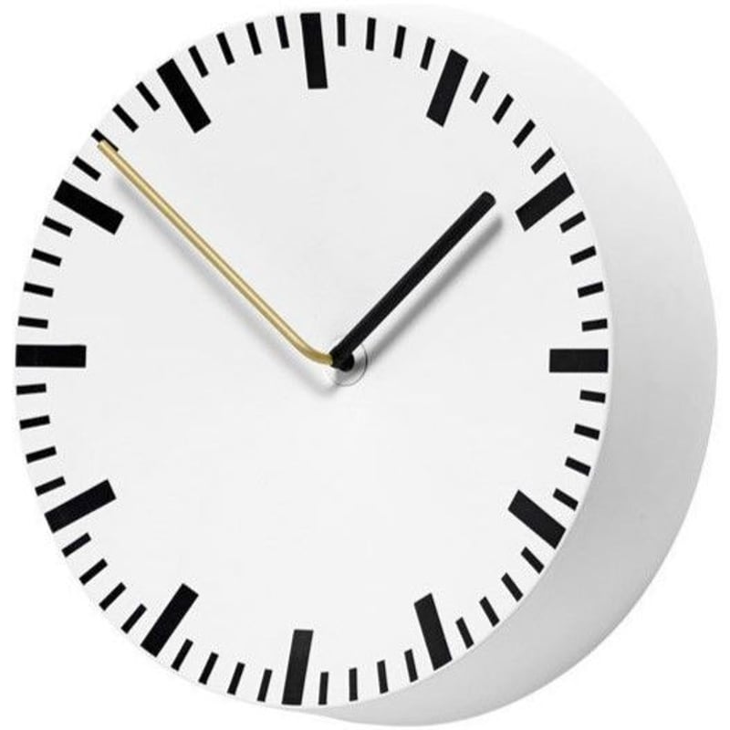 Hay◇Shane Schneck◇アナログ掛け時計 (ホワイト)◇シェーンシュ