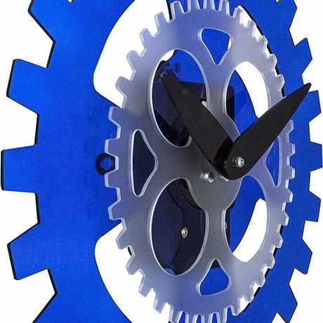 NEXTIME◆NEXT NE-3241BL◆ムービングギア 壁掛け時(ブルー)◆MOVING GEARS