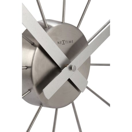 NEXTIME ◆NEXT 2610zi◆シルバープラグ掛け時計(シルバー)◆Plug Inn【正規輸入品】
