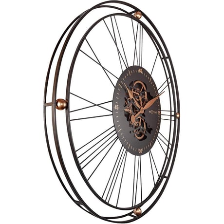 NEXTIME◆NEXT 3260GO◆ローマンギア掛け時計◆Ø90.5cm(特大サイズ)◆ROMAN GEAR