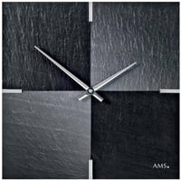 アームス ◆AMS 9520◆スレート(粘板岩) 壁掛け時計(エアブラシデザイン)◆クォーツムーブメント