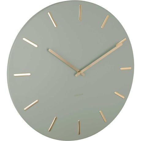 カールソン◆KARLSSON KA5716DG◆シンプルウォールクロック(ジャングルグリーン)◆45cm◆Charm Wall Clock