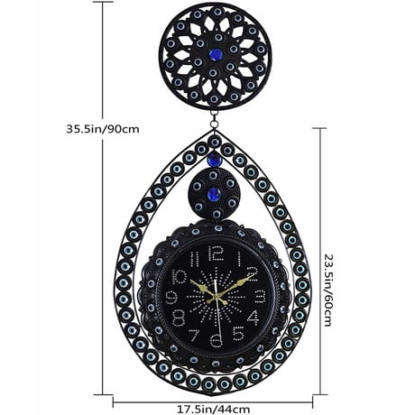 MAGCOLOR◆B07MB6Y15V◆ デザイン柱時計◆MAGCOLOR Wall Clock