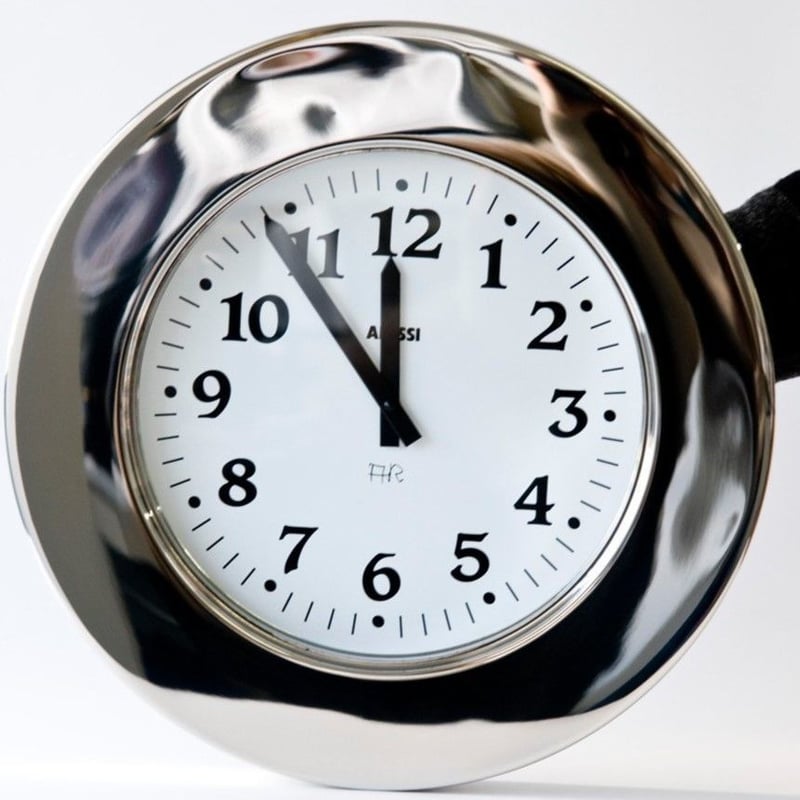 アレッシィ◇ALESSI 11 ◇Alessi Momento Clock アナログ 掛け時計