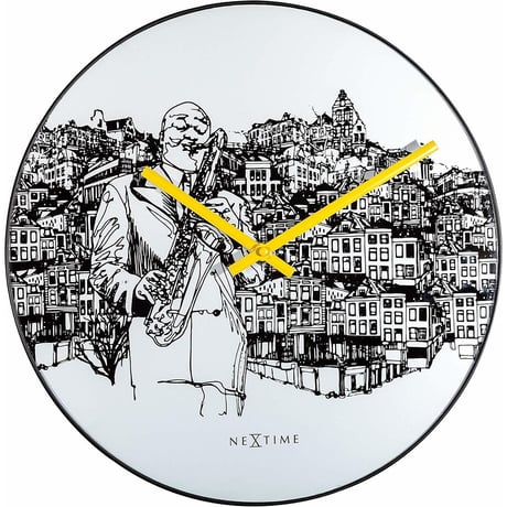 NEXTIME◆NEXT 8192◆"Sax City"サックスシティ掛け時計◆ティムスーンホーフェン