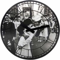 NEXTIME◆NEXT  3214◆ニューヨークでキスミー 掛け時計◆Ø39.0cm◆Kiss Me In New York