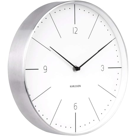 カールソン◆Karlsson KA5682WH◆NORMANN 壁掛け時計◆Ø27.5cm◆ヨハネス・リドナー