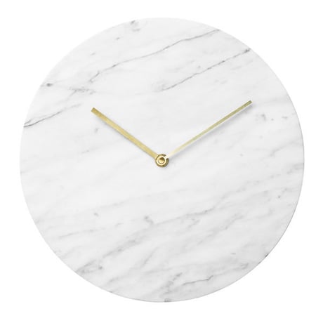 メニュー◆Menu◆Marble wall clock◆大理石の壁掛け時計、ホワイト◆Norm Architects