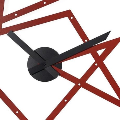 アレッシィ◆Alessi Clock Time Maze DL01 R◆アレッシィ Time Maze デザイン掛け時計◆デザイナー:Daniel Libeskind