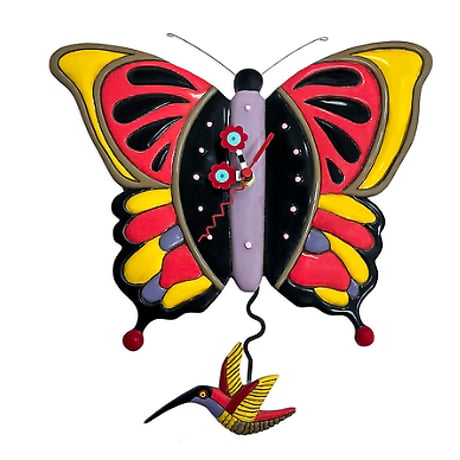 アレン デザイン スタジオ◆P2154◆Flutterby Clock◆ALLEN DESIGN  STUDIO