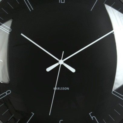 カールソン◇KARLSSON KA5754BK◇ドーム型 掛け時計(黒)◇Dragonfly
