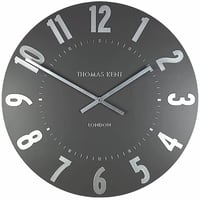 トーマスケント◆THOMAS KENT  AMC12015◆掛け時計◆アラビア時計グラファイトシルバー◆直径30㎝