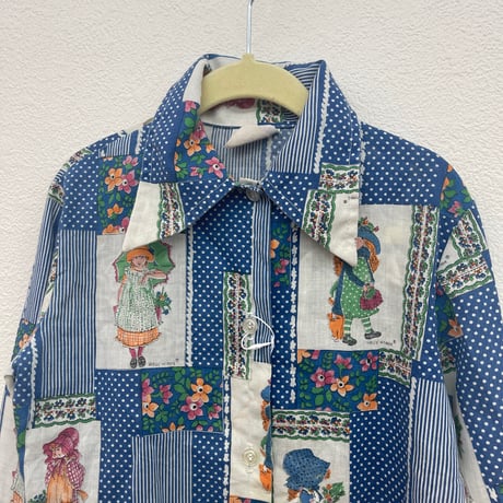 【kids】flower shirt 7216