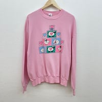 ぬいぐるみで遊ぶスウェット7444