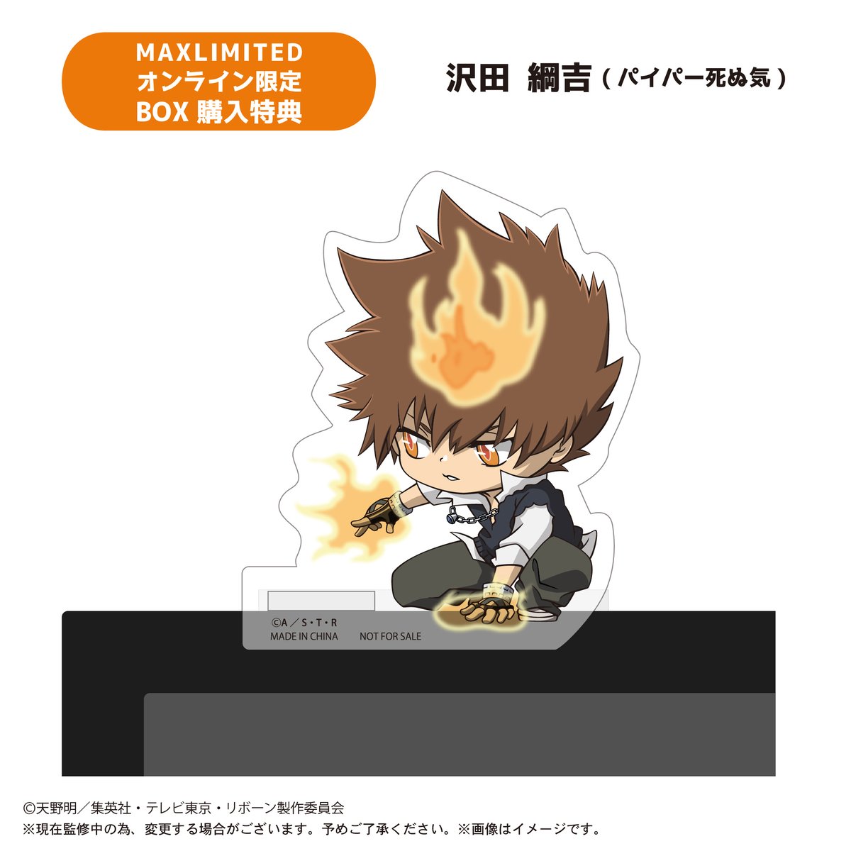 REBORN CCG BOX購入特典 セパレーター 仕切り リボーン 沢田綱吉 家庭教師ヒットマンREBORN! カドキャラ | MAXLIMITED ONLINE SHOP
