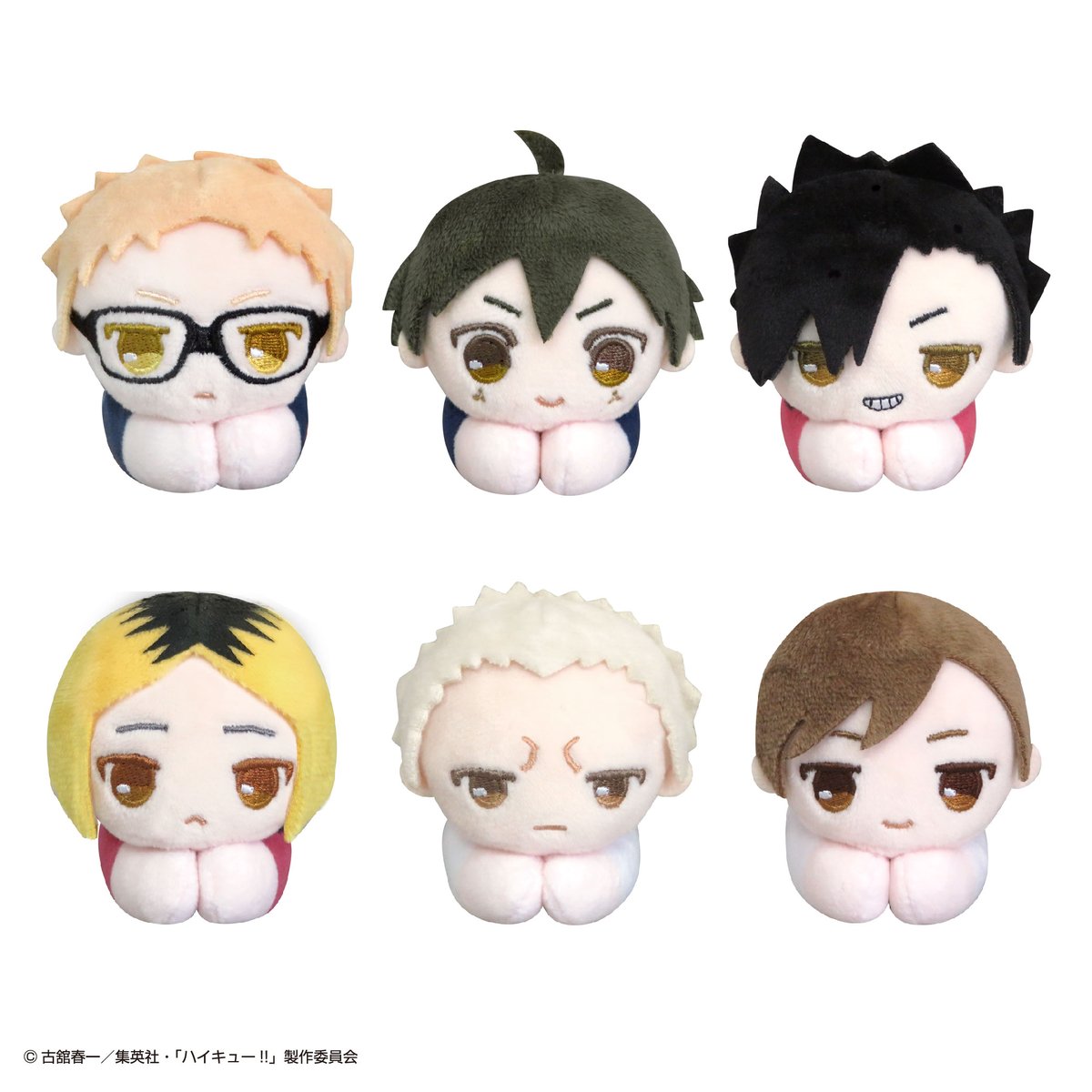 ハイキュー！！　はぐキャラ　ぬいぐるみ　セット ハイキュー!!』可動式のぬいぐるみ【はぐキャラコレクション