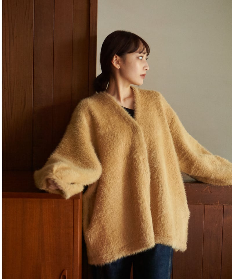 Le.ema original mohair touch relax cardigan | L...