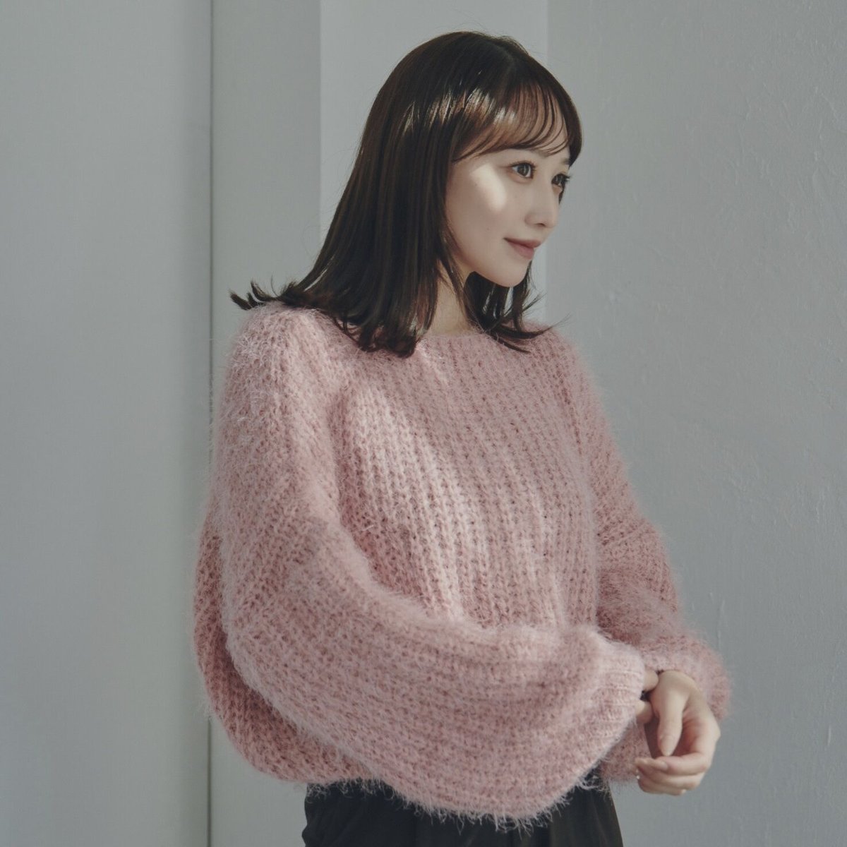 shaggy knit pullover | Le.ema