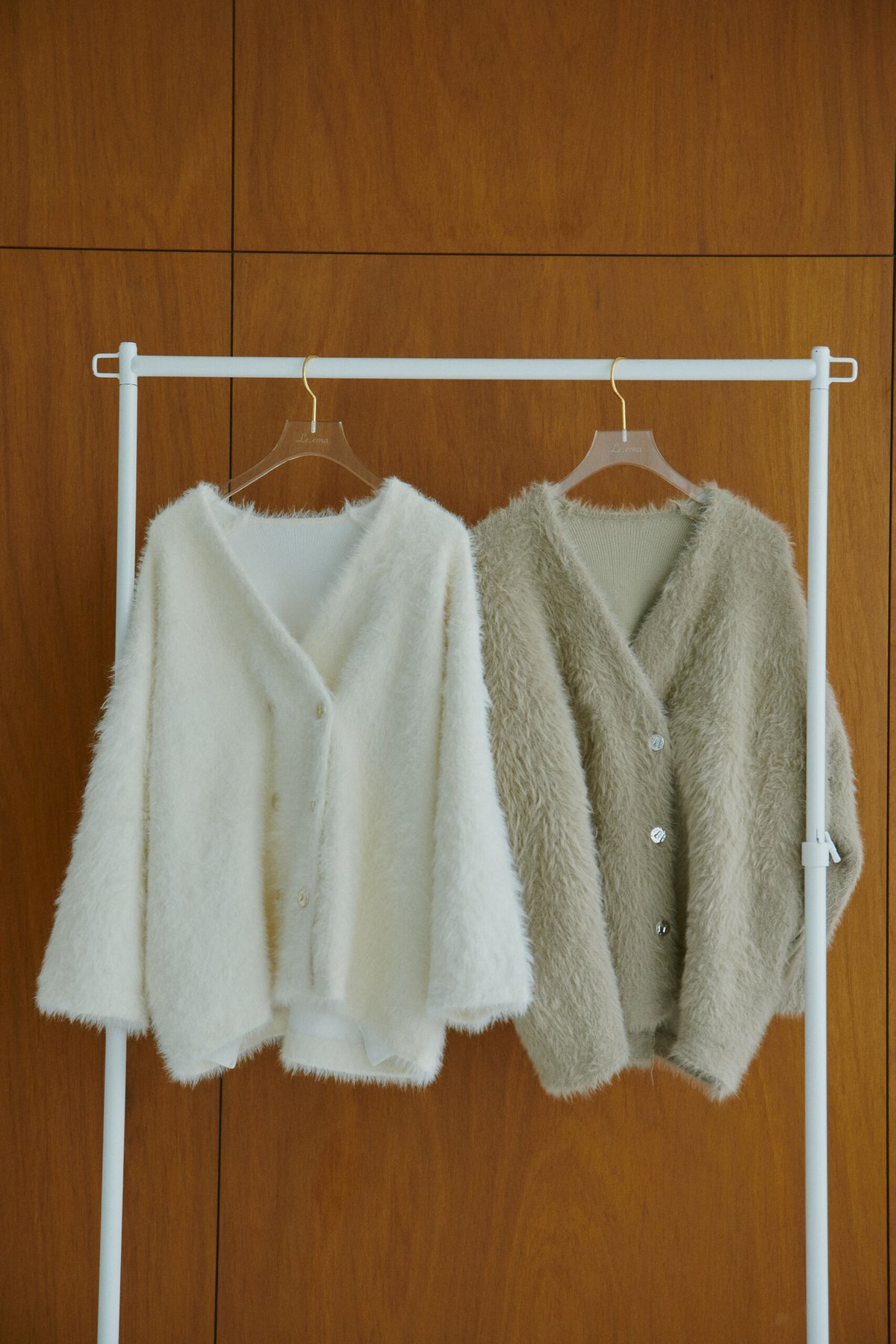 ラストオーダー】mohair touch double button cardiga | L ラストオーダー】mohair touch double button cardiga | L