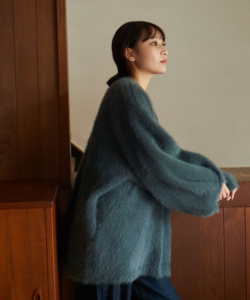 Le.ema original mohair touch relax cardigan | L...