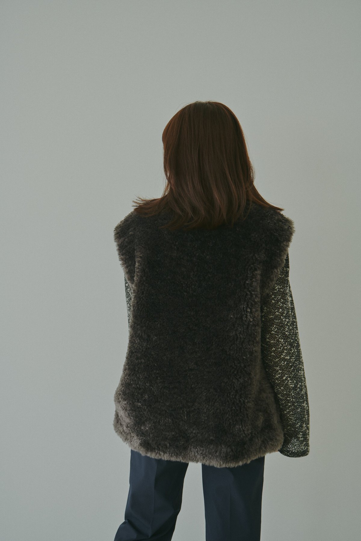 ECO FUR GILET VEST | Le.ema
