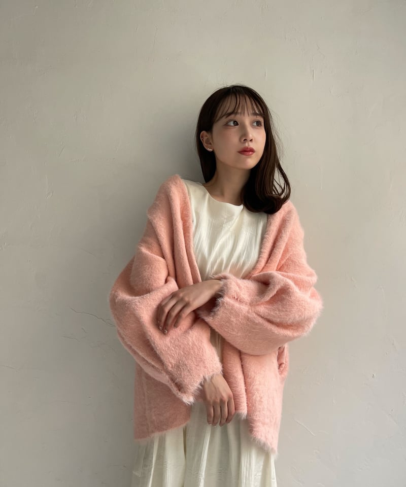 Le.ema mohair touch relax cardigan 【3日以内出荷】 | L...