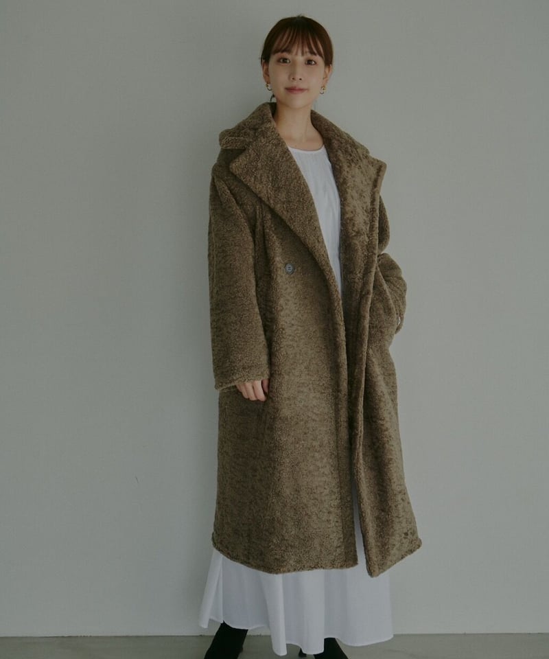 BAE/teddy bear coat♡/Lサイズ/beige/ベージュ
